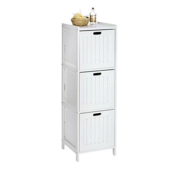 Wenko Regal Oslo 3 Schubladen, Echtholz 4 Wenko Regal Oslo 3 Schubladen, Echtholz – Bild 2