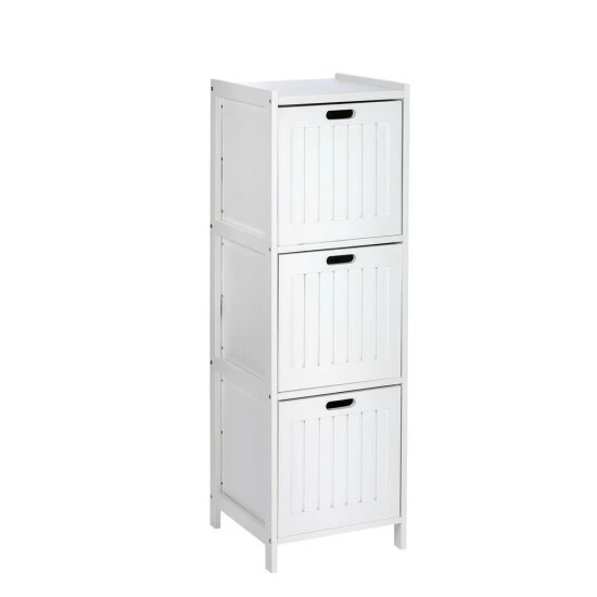 Wenko Regal Oslo 3 Schubladen, Echtholz 5 Wenko Regal Oslo 3 Schubladen, Echtholz – Bild 3