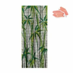 WENKO Bambusvorhang Bamboo, 90 X 200 Cm, 65 Stränge | Inkl. 2er Set Reinigungsschwämme Gratis -Günstiges Wenko Geschäft unnamed file 27931