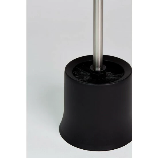 WENKO WC-Bürste Basic, Schwarz, Aus Mattiertem Kunststoff, Ø 14 X 38 Cm | Inkl. 2er Set Reinigungsschwämme Gratis 5 WENKO WC-Bürste Basic, Schwarz, Aus Mattiertem Kunststoff, Ø 14 X 38 Cm | Inkl. 2er Set Reinigungsschwämme Gratis – Bild 3