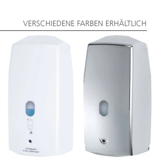 WENKO No-Touch Seifenspender Und Desinfektionsspender Treviso Chrom Mit Bewegungssensor, Infrarotsensor, Weiß, Nachfüllbar, Auslaufsicher, 650 Ml | Inkl. 2er Set Reinigungsschwämme Gratis 6 WENKO No-Touch Seifenspender Und Desinfektionsspender Treviso Chrom Mit Bewegungssensor, Infrarotsensor, Weiß, Nachfüllbar, Auslaufsicher, 650 Ml | Inkl. 2er Set Reinigungsschwämme Gratis – Bild 4