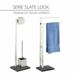 WENKO Turbo-Loc® Handtuchhalter Quadro, 2-armig, Edelstahl, Handtuchstangen Ohne Bohren, 40 Cm Lang | Inkl. 2er Set Reinigungsschwämme Gratis -Günstiges Wenko Geschäft unnamed file 27999