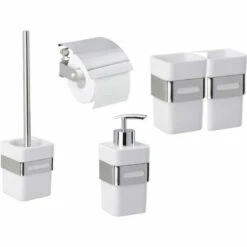 WENKO Badezimmerset Premium Plus, Bestehend Aus Toilettenpapierhalter, WC-Garnitur, 2 Zahnputzbecher Und Seifenspender Und Zusätzlich Ein Fusspflegeset 9 WENKO Badezimmerset Premium Plus, Bestehend Aus Toilettenpapierhalter, WC-Garnitur, 2 Zahnputzbecher Und Seifenspender Und Zusätzlich Ein Fusspflegeset -Günstiges Wenko Geschäft unnamed file 28025
