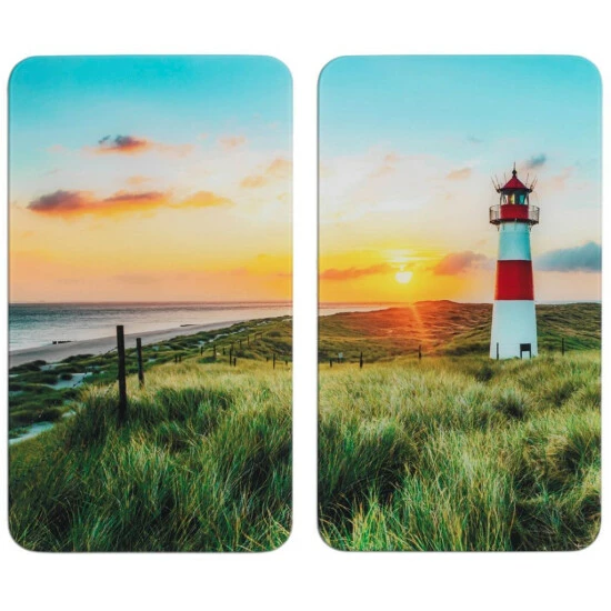 Wenko Maximex Herdabdeckplatten Leuchtturm 3 Wenko Maximex Herdabdeckplatten Leuchtturm