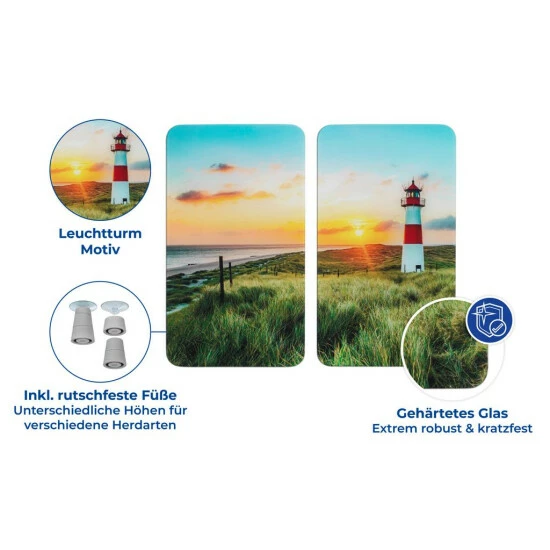 Wenko Maximex Herdabdeckplatten Leuchtturm 7 Wenko Maximex Herdabdeckplatten Leuchtturm – Bild 5