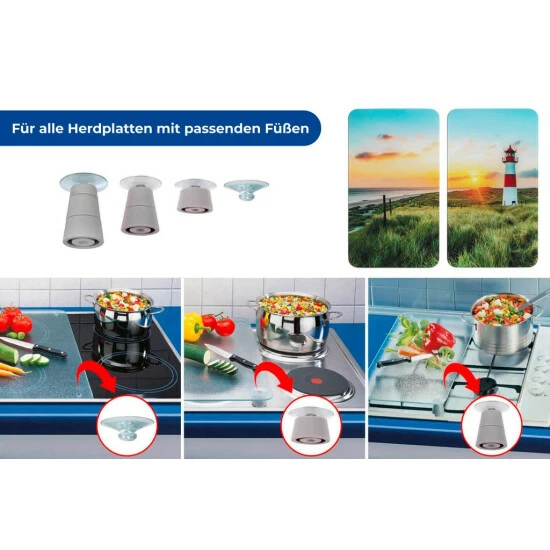 Wenko Maximex Herdabdeckplatten Leuchtturm 9 Wenko Maximex Herdabdeckplatten Leuchtturm – Bild 7