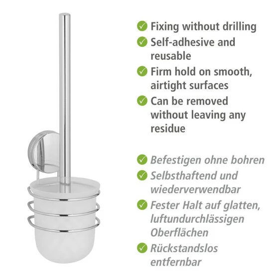 Wenko Static-Loc® Plus WC-Garnitur Osimo 6 Wenko Static-Loc® Plus WC-Garnitur Osimo – Bild 4