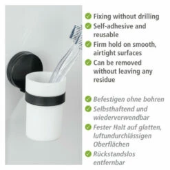 Wenko Static-Loc® Plus Zahnputzbecher Pavia Schwarz 13 Wenko Static-Loc® Plus Zahnputzbecher Pavia Schwarz -Günstiges Wenko Geschäft unnamed file 28095