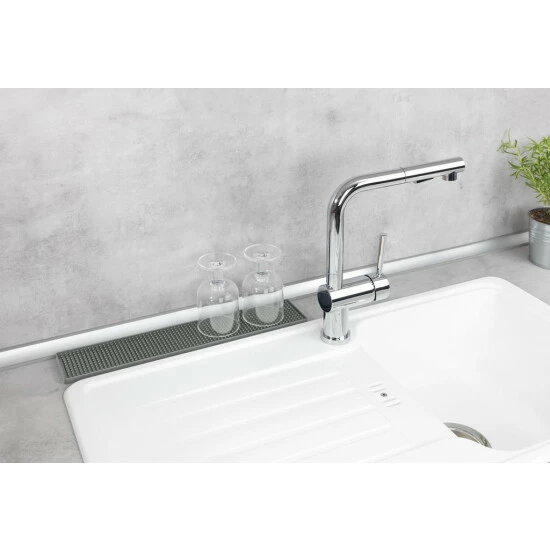 Wenko Abtropfmatte Slim Grau 8 X 42 Cm 4 Wenko Abtropfmatte Slim Grau 8 X 42 Cm – Bild 2