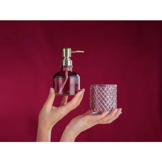 Wenko Seifenspender Atessa Altrosa 4 Wenko Seifenspender Atessa Altrosa – Bild 2