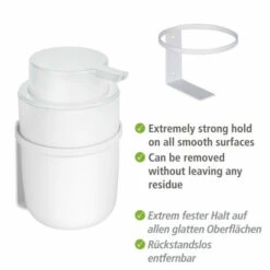 Wenko Turbo-Loc® Seifenspender Carpino Weiß -Günstiges Wenko Geschäft unnamed file 28254
