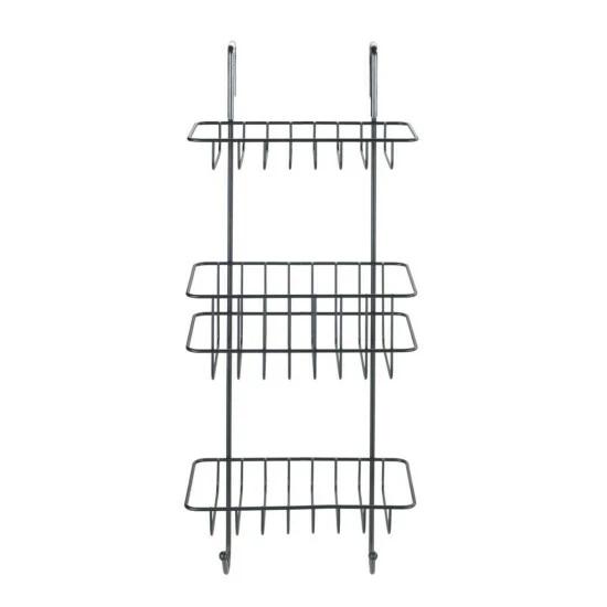 Wenko Duschregal Revigo Mit 3 Ablagen, Schwarz 5 Wenko Duschregal Revigo Mit 3 Ablagen, Schwarz – Bild 3