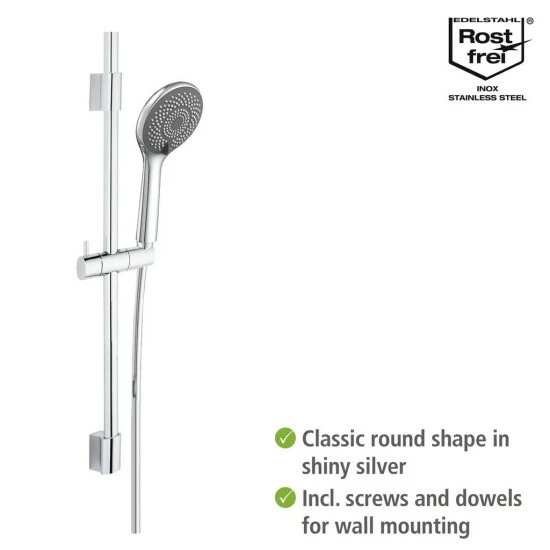 Wenko Brauseset Watersaving Chrom 6 Wenko Brauseset Watersaving Chrom – Bild 4