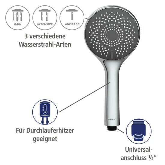 Wenko Brauseset Watersaving Chrom 13 Wenko Brauseset Watersaving Chrom – Bild 11