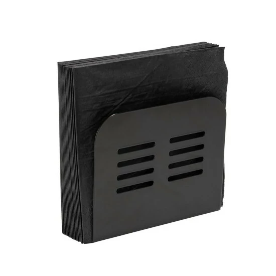 Wenko Serviettenhalter Baco Schwarz 4 Wenko Serviettenhalter Baco Schwarz – Bild 2