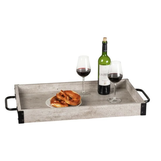 Wenko Küchenwagen Rustico Beton/Schwarz 7 Wenko Küchenwagen Rustico Beton/Schwarz – Bild 5