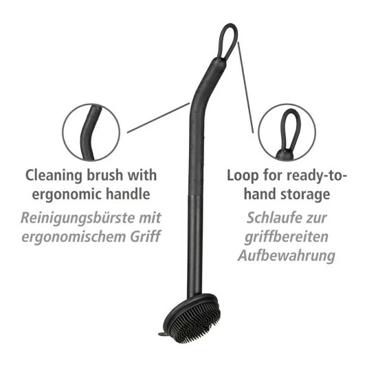 Wenko Spülbürste Cuvo Schwarz 5 Wenko Spülbürste Cuvo Schwarz – Bild 3