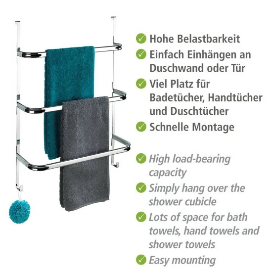 Wenko Handtuchhalter Irpinia Chrom 9 Wenko Handtuchhalter Irpinia Chrom – Bild 7