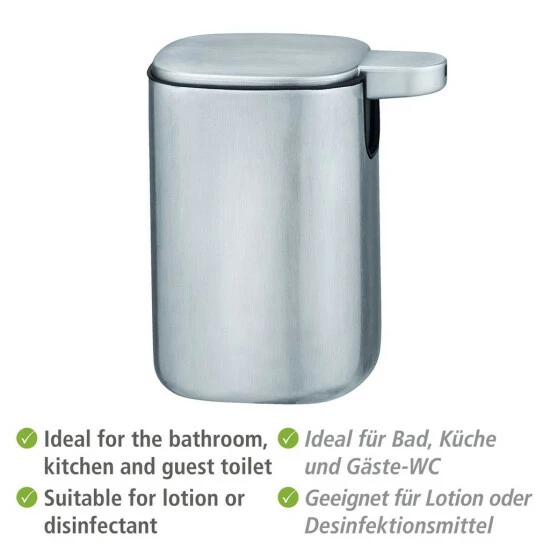 Wenko Seifenspender Alassio, Matt 5 Wenko Seifenspender Alassio, Matt – Bild 3