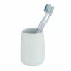 Wenko Zahnputzbecher Barinas Weiß Keramik