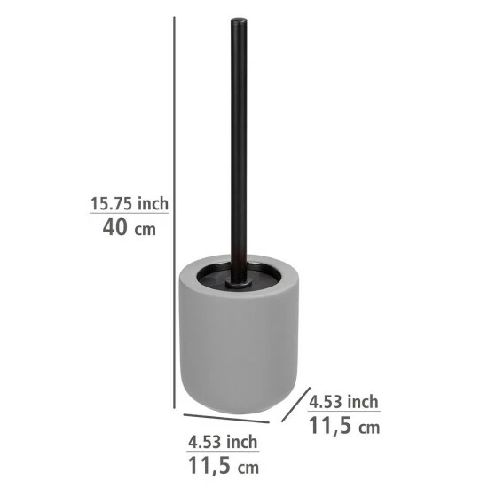 Wenko WC-Garnitur Avellino Grau Keramik 6 Wenko WC-Garnitur Avellino Grau Keramik – Bild 4