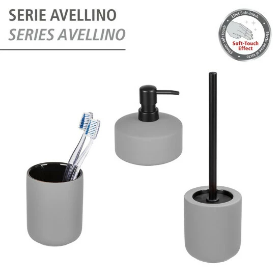 Wenko WC-Garnitur Avellino Grau Keramik 7 Wenko WC-Garnitur Avellino Grau Keramik – Bild 5