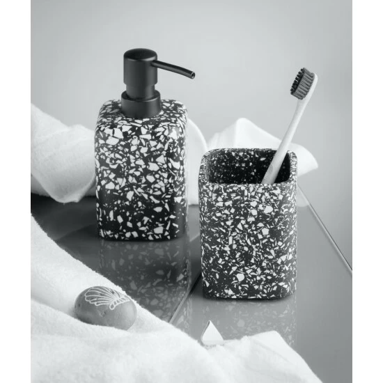 Wenko Seifenspender Terrazzo Schwarz 8 Wenko Seifenspender Terrazzo Schwarz – Bild 6