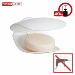 Wenko Turbo-Loc® Wandseifenablage Sora, Weiß -Günstiges Wenko Geschäft unnamed file 28683