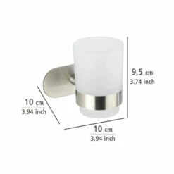 Wenko Turbo-Loc® Edelstahl Zahnputzbecherhalter Uno Orea Matt -Günstiges Wenko Geschäft unnamed file 28717