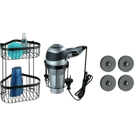 Wenko Badezimmer-Set Classic Plus Black Mit VacuumLoc® Adapter 2-teilig 9 Wenko Badezimmer-Set Classic Plus Black Mit VacuumLoc® Adapter 2-teilig – Bild 7