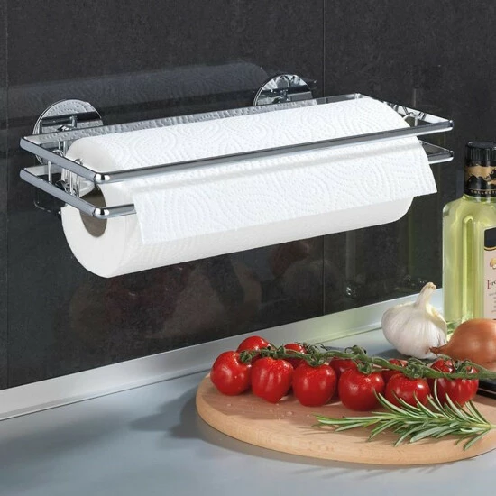 Wenko „Turbo-Loc“ Küchenrollen-Halter, Küchenserie „Style“ 3 Wenko „Turbo-Loc“ Küchenrollen-Halter, Küchenserie „Style“