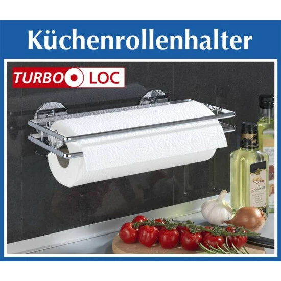 Wenko „Turbo-Loc“ Küchenrollen-Halter, Küchenserie „Style“ 5 Wenko „Turbo-Loc“ Küchenrollen-Halter, Küchenserie „Style“ – Bild 3