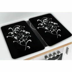 Wenko Herdabdeckplatte Ornamento Nero 2er Set -Günstiges Wenko Geschäft unnamed file 28831