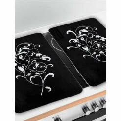 Wenko Herdabdeckplatte Ornamento Nero 2er Set -Günstiges Wenko Geschäft unnamed file 28836