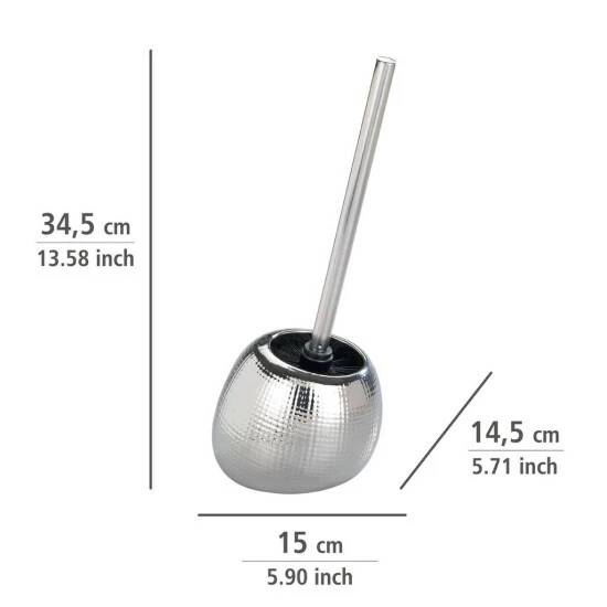 Wenko WC-Garnitur Polaris Nodi Chrome Keramik 4 Wenko WC-Garnitur Polaris Nodi Chrome Keramik – Bild 2