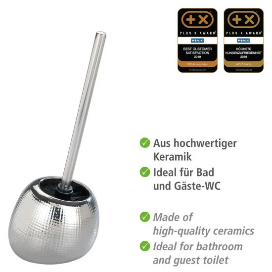 Wenko WC-Garnitur Polaris Nodi Chrome Keramik 5 Wenko WC-Garnitur Polaris Nodi Chrome Keramik – Bild 3