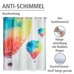 Wenko Anti-Schimmel Duschvorhang In The Air Flex -Günstiges Wenko Geschäft unnamed file 28930
