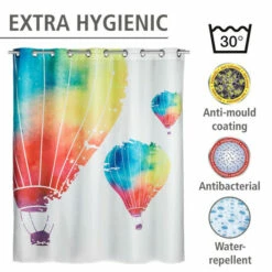 Wenko Anti-Schimmel Duschvorhang In The Air Flex -Günstiges Wenko Geschäft unnamed file 28931