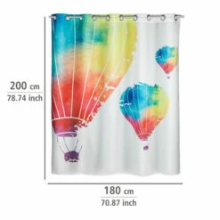 Wenko Anti-Schimmel Duschvorhang In The Air Flex -Günstiges Wenko Geschäft unnamed file 28935