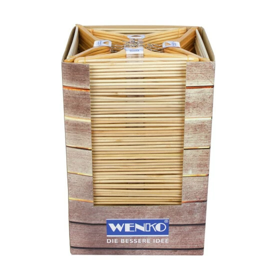 Wenko Formbügel Eco Natur 6er Set 5 Wenko Formbügel Eco Natur 6er Set – Bild 3