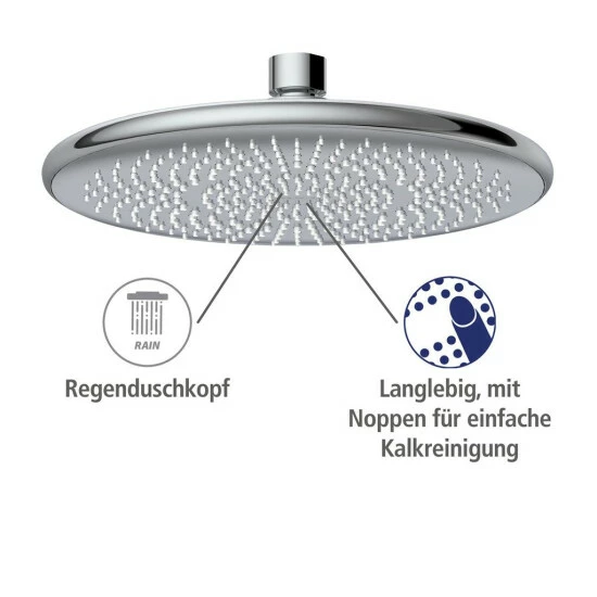 Wenko Regenduschkopf Watersaving Ø 22,5 Cm 9 Wenko Regenduschkopf Watersaving Ø 22,5 Cm – Bild 7