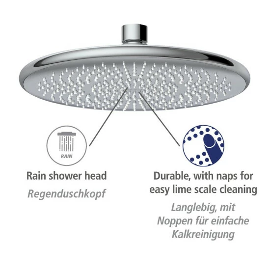 Wenko Regenduschkopf Watersaving Ø 22,5 Cm 10 Wenko Regenduschkopf Watersaving Ø 22,5 Cm – Bild 8