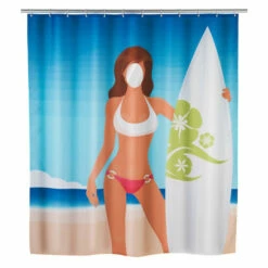 Wenko Duschvorhang Surfing Girl
