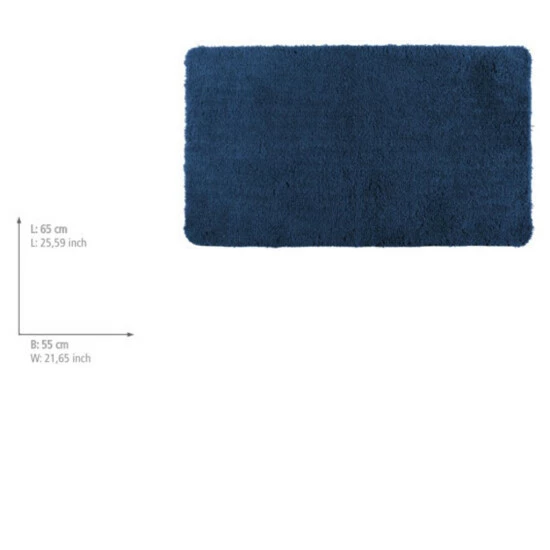 Wenko Badteppich Belize Marine Blue, 55 X 65 Cm 3 Wenko Badteppich Belize Marine Blue, 55 X 65 Cm