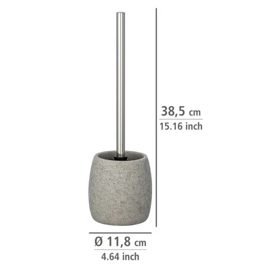 Wenko WC-Garnitur Goa Hellgrau 5 Wenko WC-Garnitur Goa Hellgrau – Bild 3