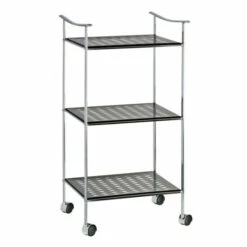 Wenko Badwagen Japan - 3 Ablagen, Chrom, 40.5 X 75.5 X 36.5 Cm; 20095100 -Günstiges Wenko Geschäft unnamed file 29300