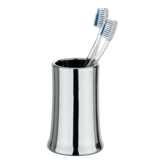 Wenko Zahnputzbecher Slope Chrom 3 Wenko Zahnputzbecher Slope Chrom