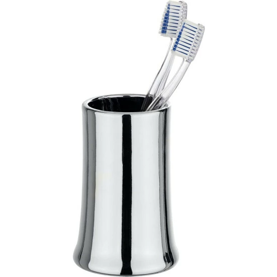 Wenko Zahnputzbecher Slope Chrom 5 Wenko Zahnputzbecher Slope Chrom – Bild 3