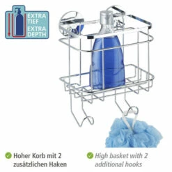Wenko Turbo-Loc® Edelstahl Wandkorb Mit Haken -Günstiges Wenko Geschäft unnamed file 29329