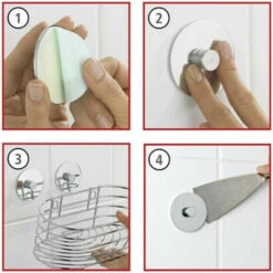 Wenko Turbo-Loc® Edelstahl Wandkorb Mit Haken -Günstiges Wenko Geschäft unnamed file 29335